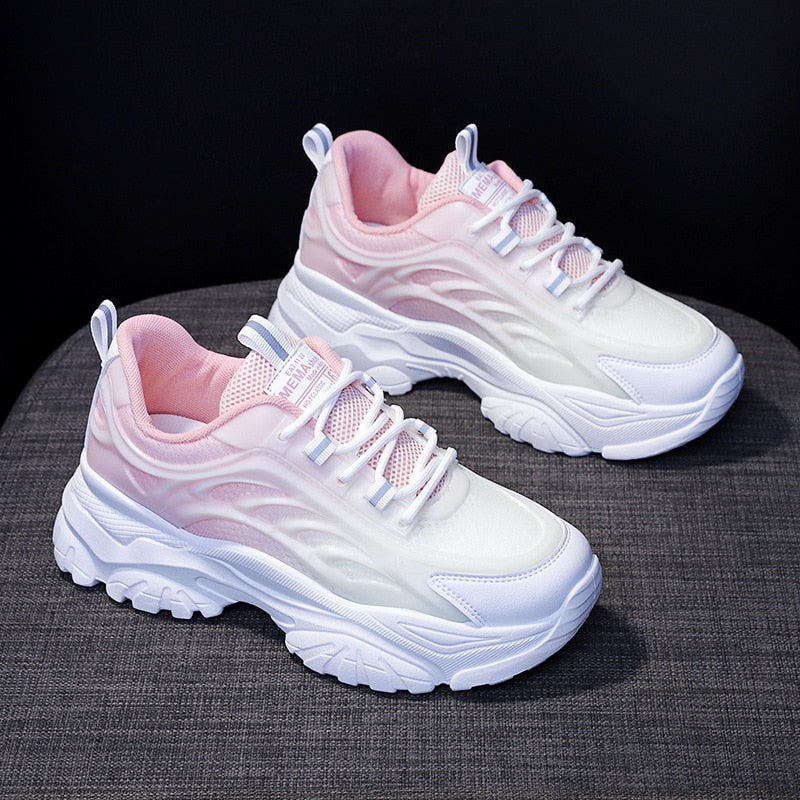 Fashionable Pink Lace Women's Shoes - OutfitLondon