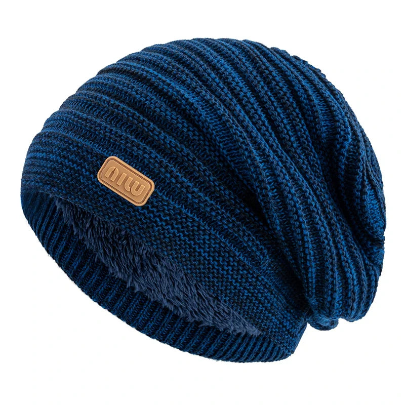 Cozy Striped Beanie Winter Cap