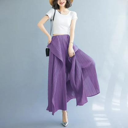 Trendy Fit Ladies Mermaid Leg Trousers Chic Design