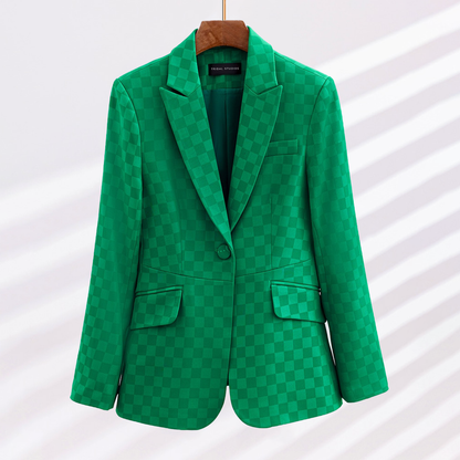 Timeless Plaid Jacket for Ladies