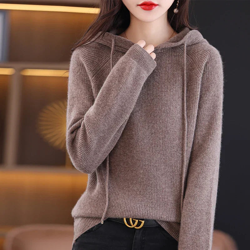 Women's Merino Wool Hoodie