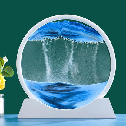 Beautiful Hourglass Timer With Colorful Sand