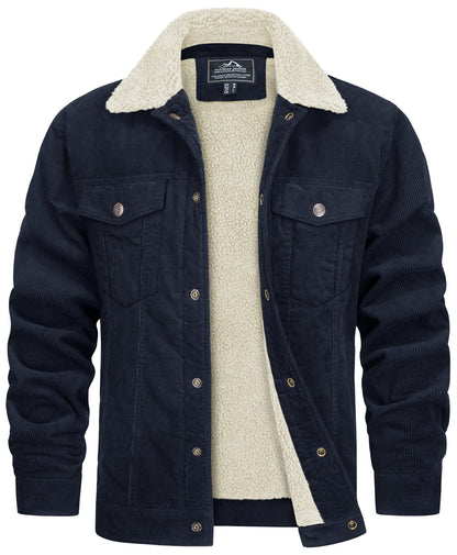 Men's Fleece Lined Sherpa Denim Jacket