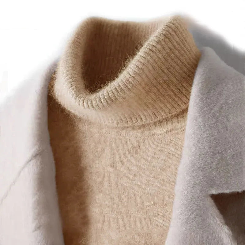 Luxurious Soft Cashmere Crew Neck Sweater for Men