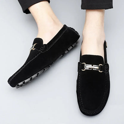 Luxury Soft Leather Slip On Shoes