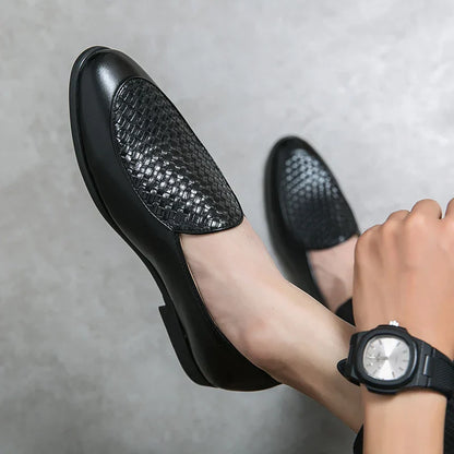 Classic Woven Slip On Shoes