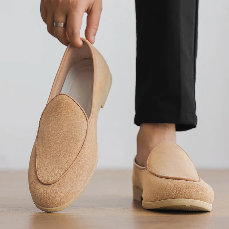 Luxurious Suede Slip On Shoes