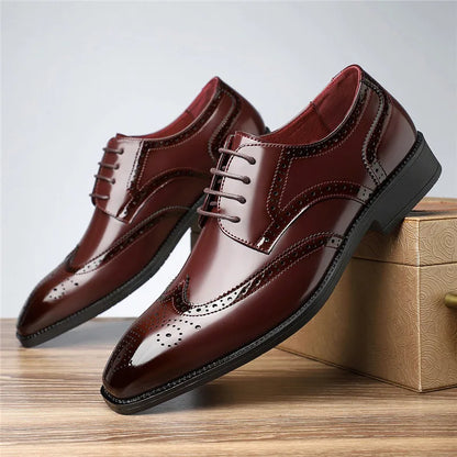 Classic Real Leather Oxford Shoes