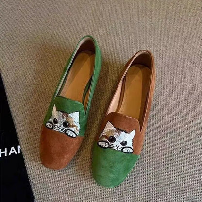 Fun Cat Ballet Flats - OutfitLondon
