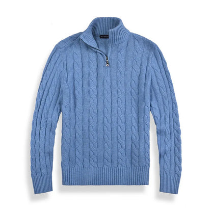Classic Luxury Men's Half Zip Sweater