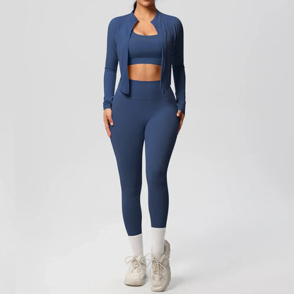 Athletic 3-Piece Workout Set for Ladies