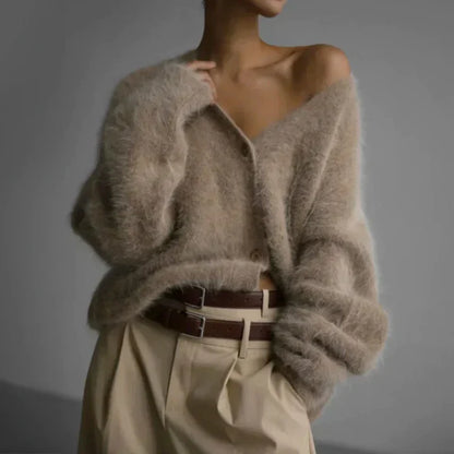 Classic Ladies Open Front Cardigan
