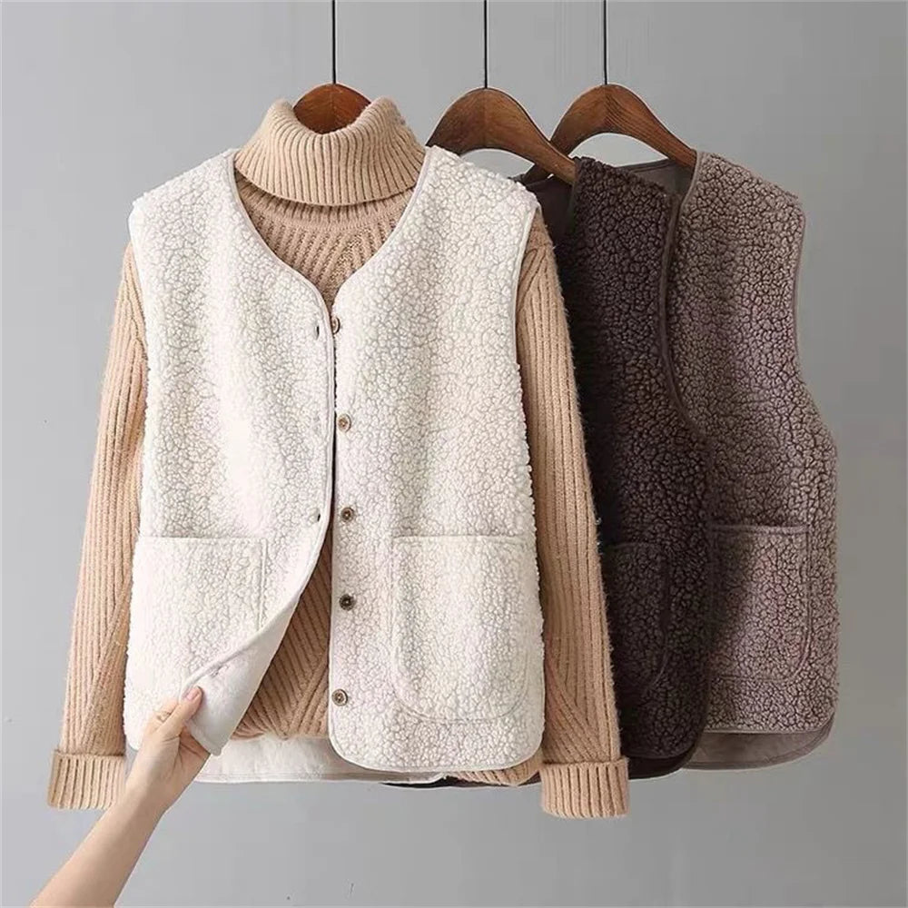 Womens Wool Vest - OutfitLondon