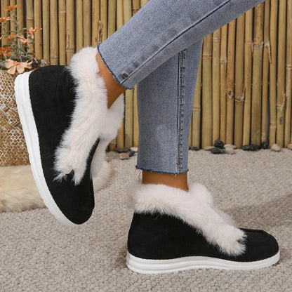 Cozy Faux Fur Winter Snow Boots for Women