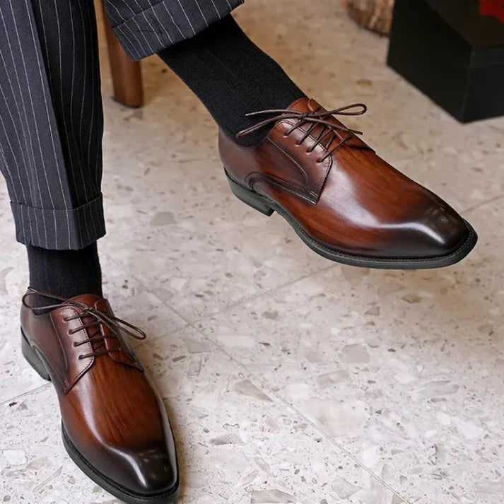 Stylish Leather Business Shoes for Men - OutfitLondon