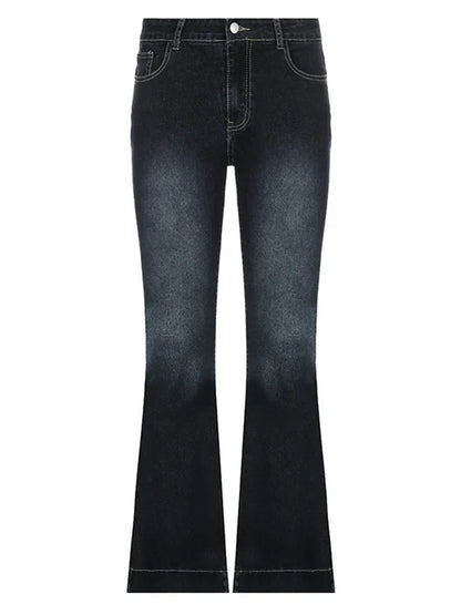 Vintage Casual Loose Fit Blue Denim Jeans