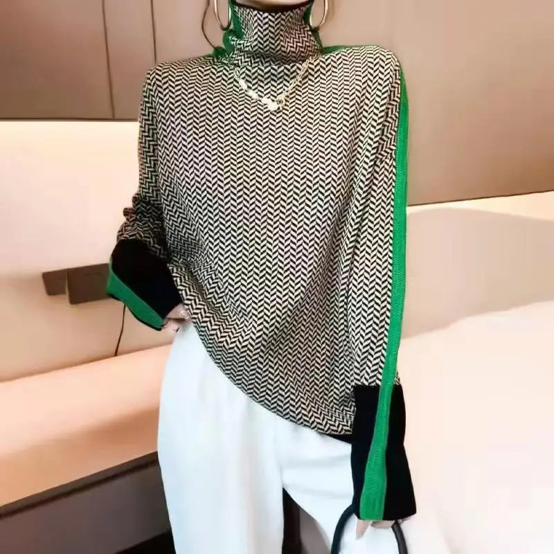 Women's Soft Knit Roll Neck Sweater