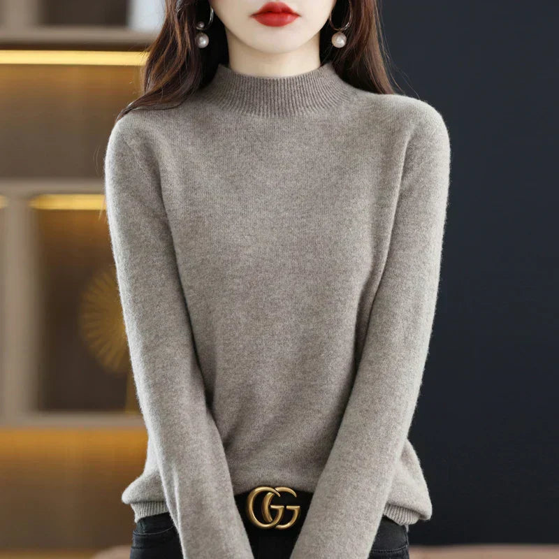 Warm Soft Wool Women's Sweater - OutfitLondon