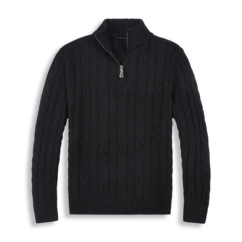 Classic Luxury Men's Half Zip Sweater
