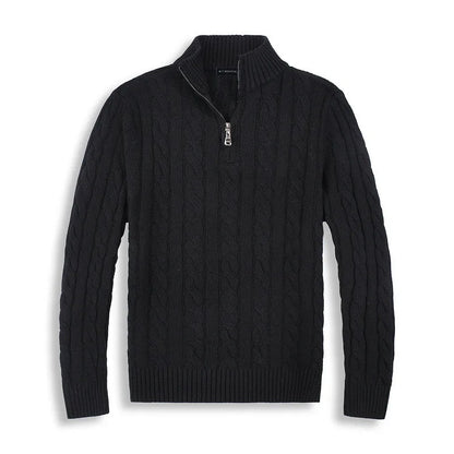 Classic Luxury Men's Half Zip Sweater
