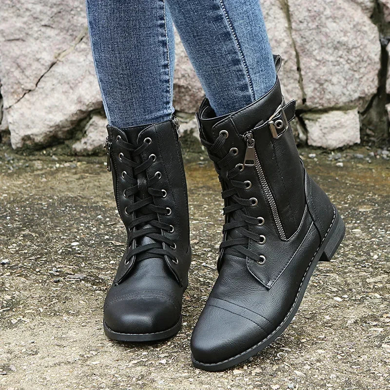 Casual Women's Round Toe Ankle Boots