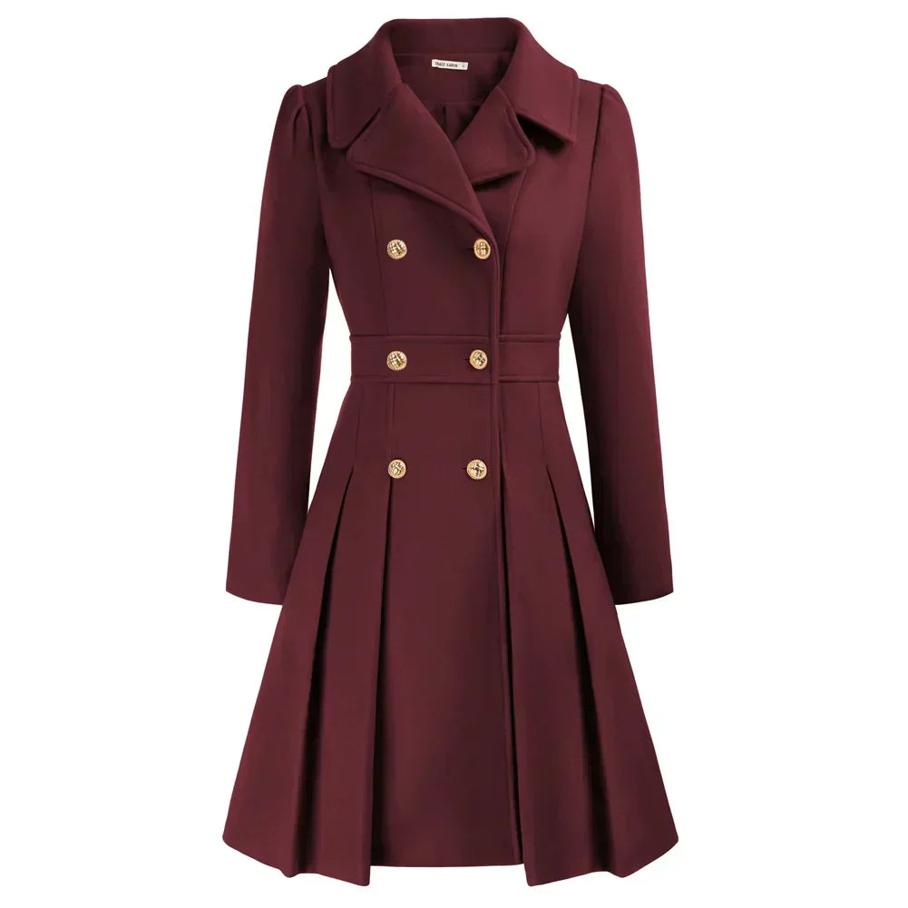 Classic Women's Wool Peacoat
