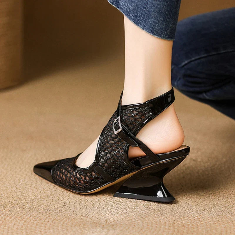 Luxurious Soft Leather Mule Shoes