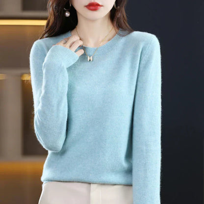 Cozy Ladies Merino Wool Pullover Sweater