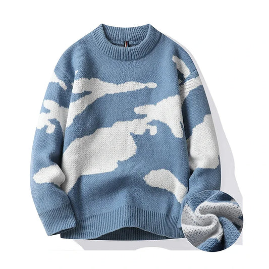 Women's Long-Sleeve Knit Sweater - OutfitLondon