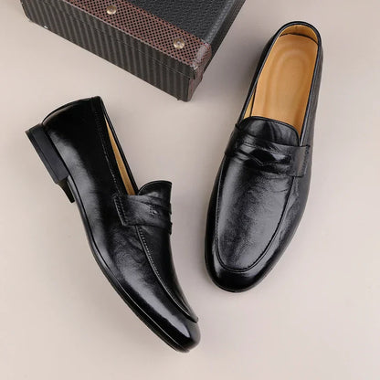 Luxury Real Leather Slip On Shoe