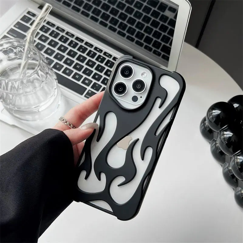 iPhone Case Flame Render Design - OutfitLondon
