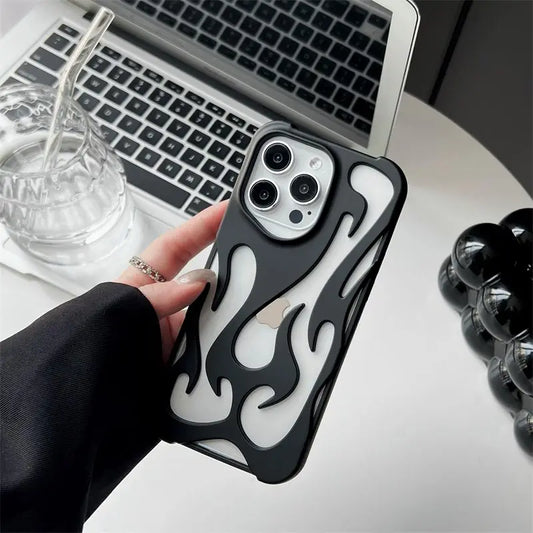 iPhone Case Flame Render Design - OutfitLondon