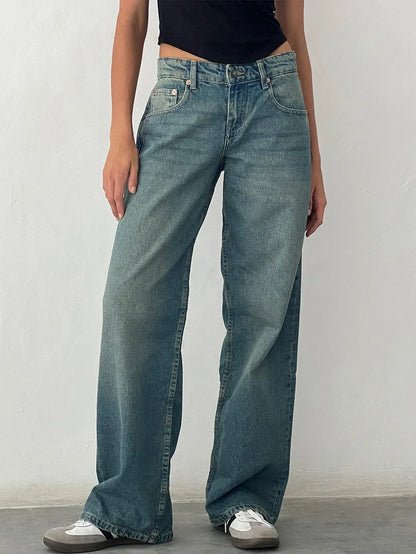 Relaxed Fit Classic Straight Jeans