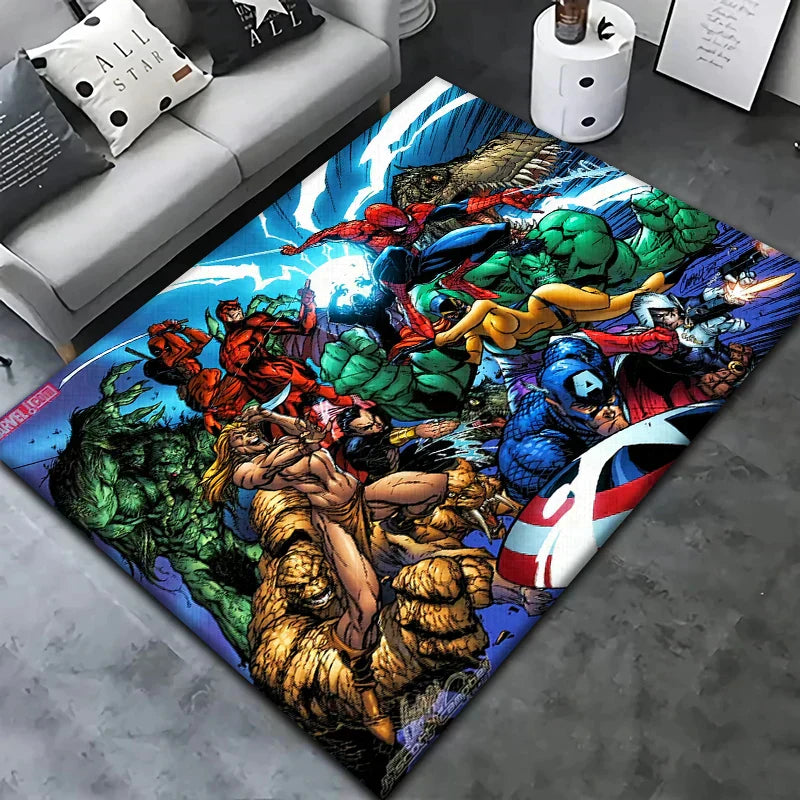 Vibrant Children's Rug Plush Bedroom Mat