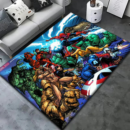 Vibrant Children's Rug Plush Bedroom Mat