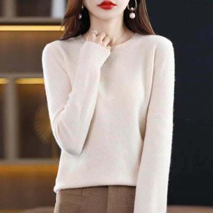 Cozy Ladies Merino Wool Pullover Sweater