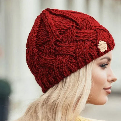 Cozy Women's Cable Knit Beanie Hat