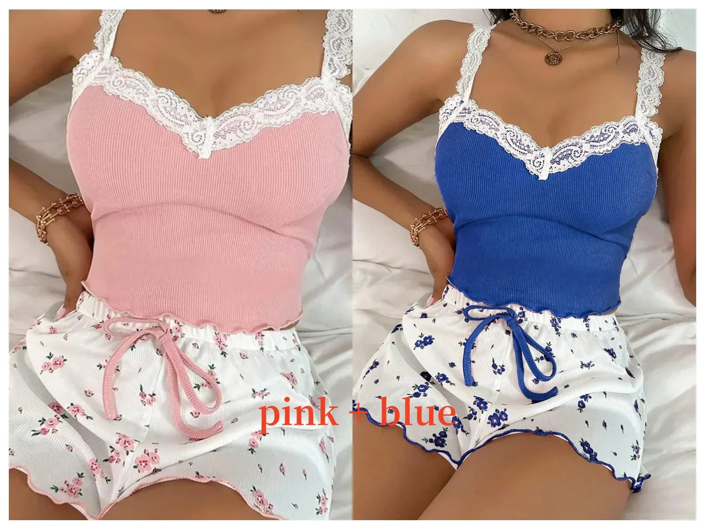 Women's Comfortable Floral Nightwear Pajamas