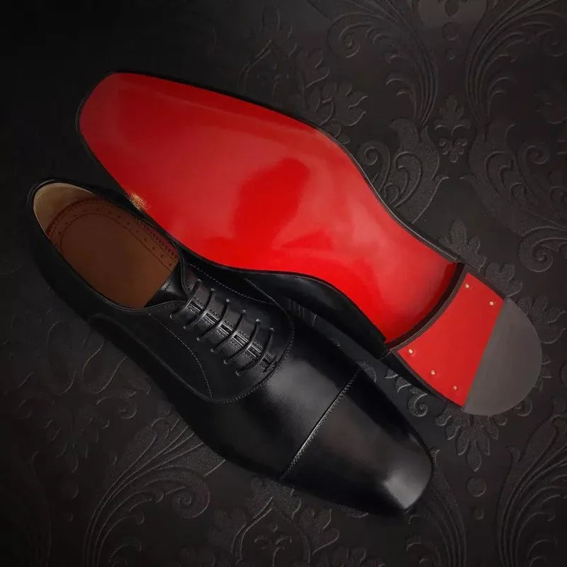 Men's Italian Leather Oxford Shoes