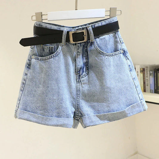 Loose Fit Casual Denim Shorts - OutfitLondon