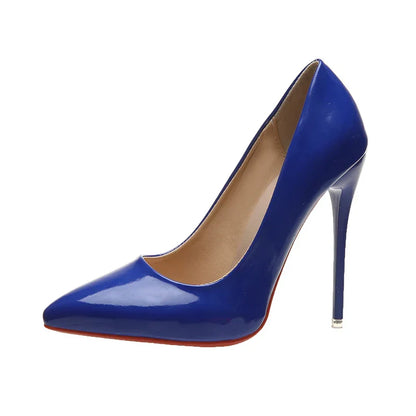 Women's 5 Inch Shiny Stiletto Heels