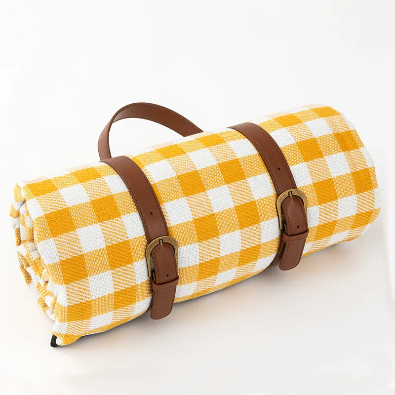 Compact Water Resistant Outdoor Blanket for Camping