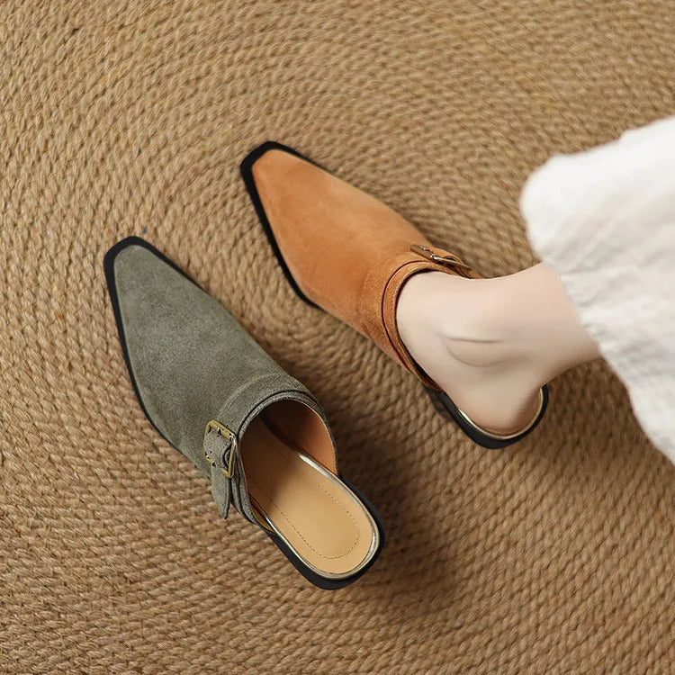 Luxury Soft Slip On Mules