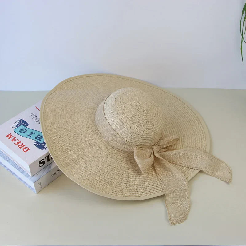 Breathable Cotton Summer Sun Hat with Ribbon Band