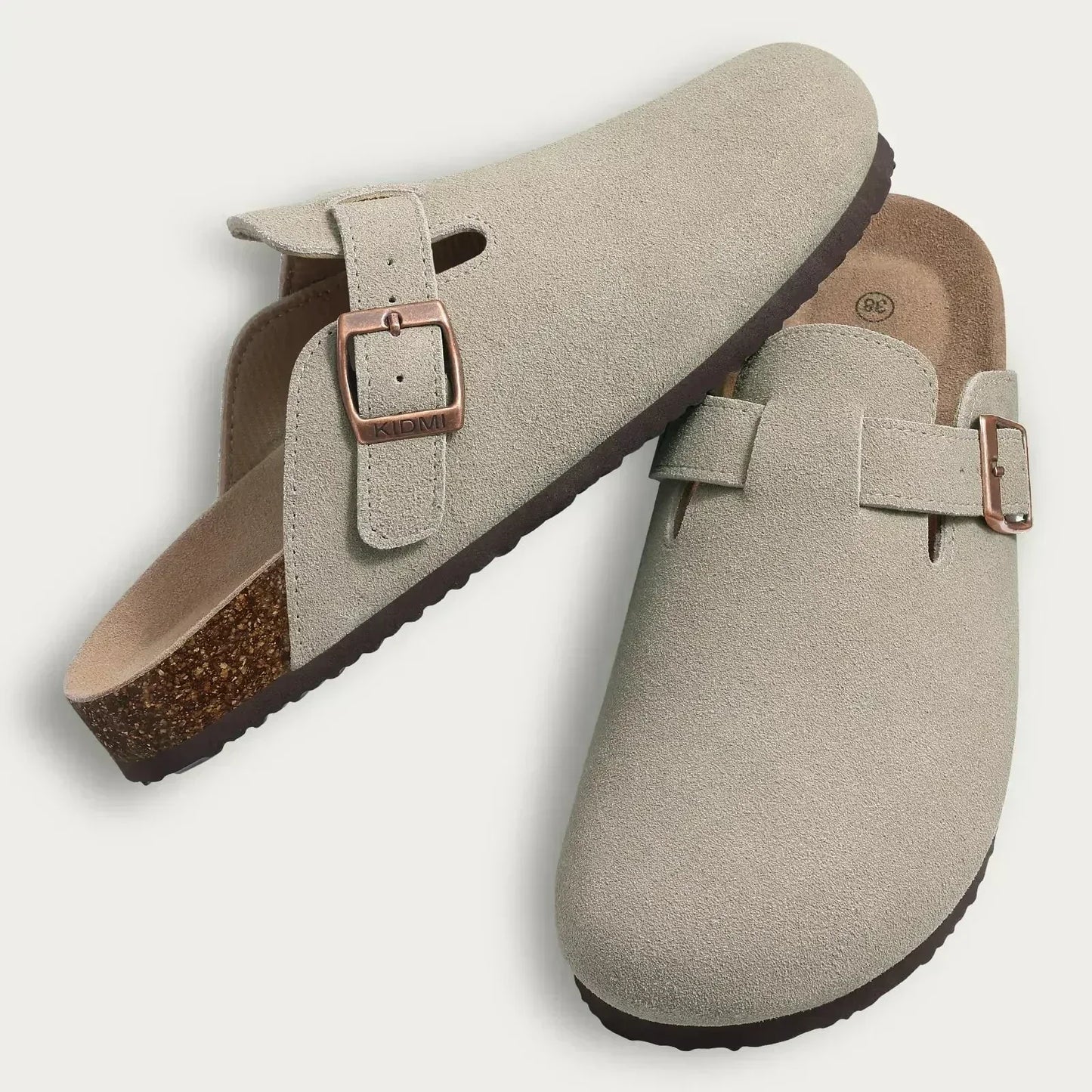 Premium Leather Mule Shoes