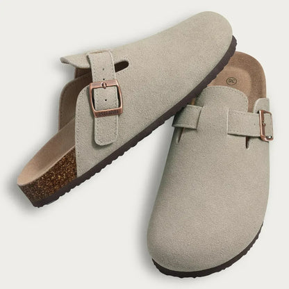 Premium Leather Mule Shoes