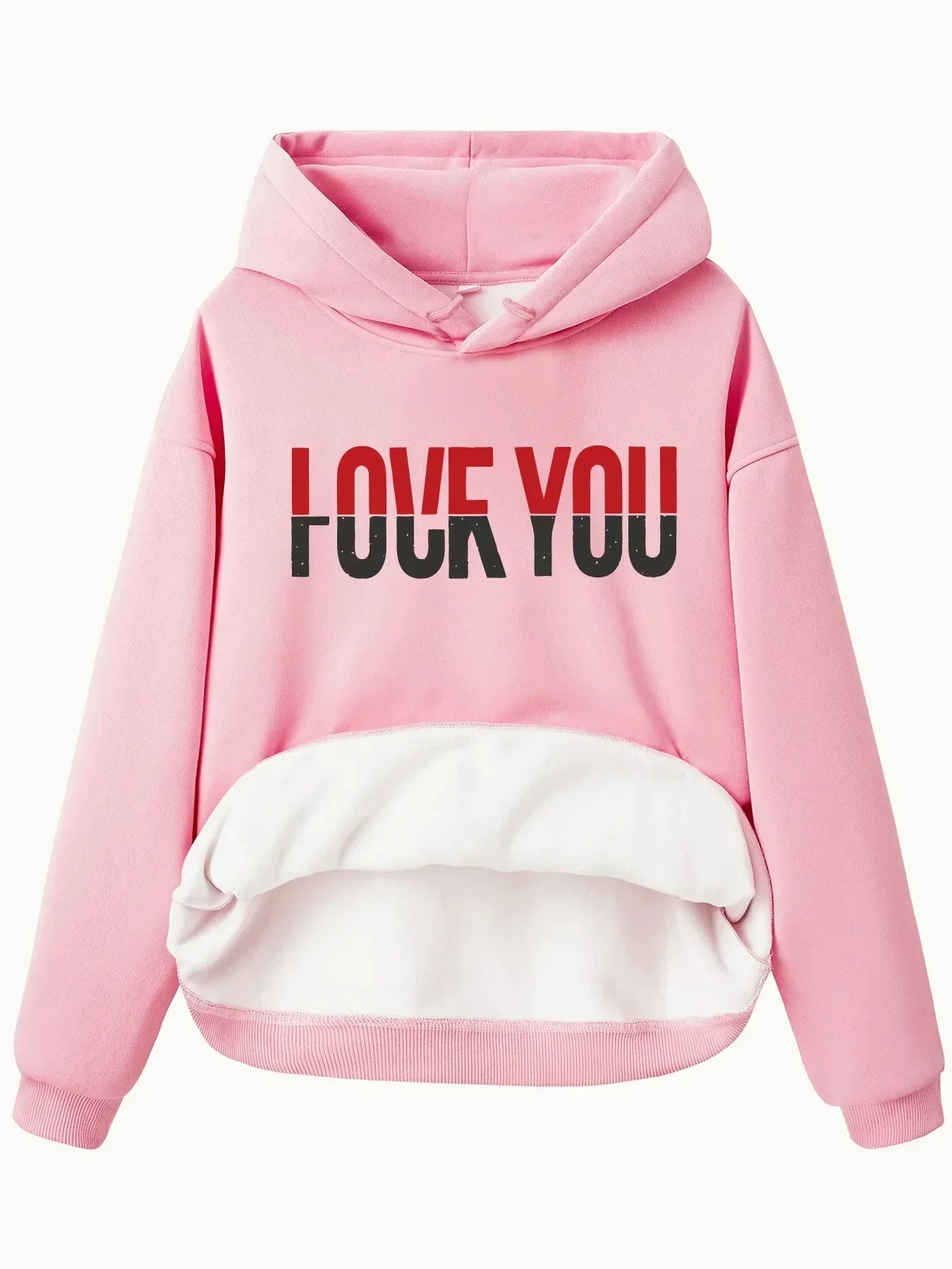 Big Graphic Print Hooded Sweatshirt for Men