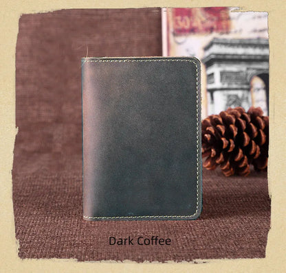 Genuine Leather Passport Travel Wallet