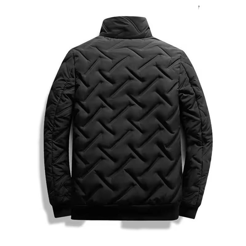 Warm Men's Zip Up Winter Coat
