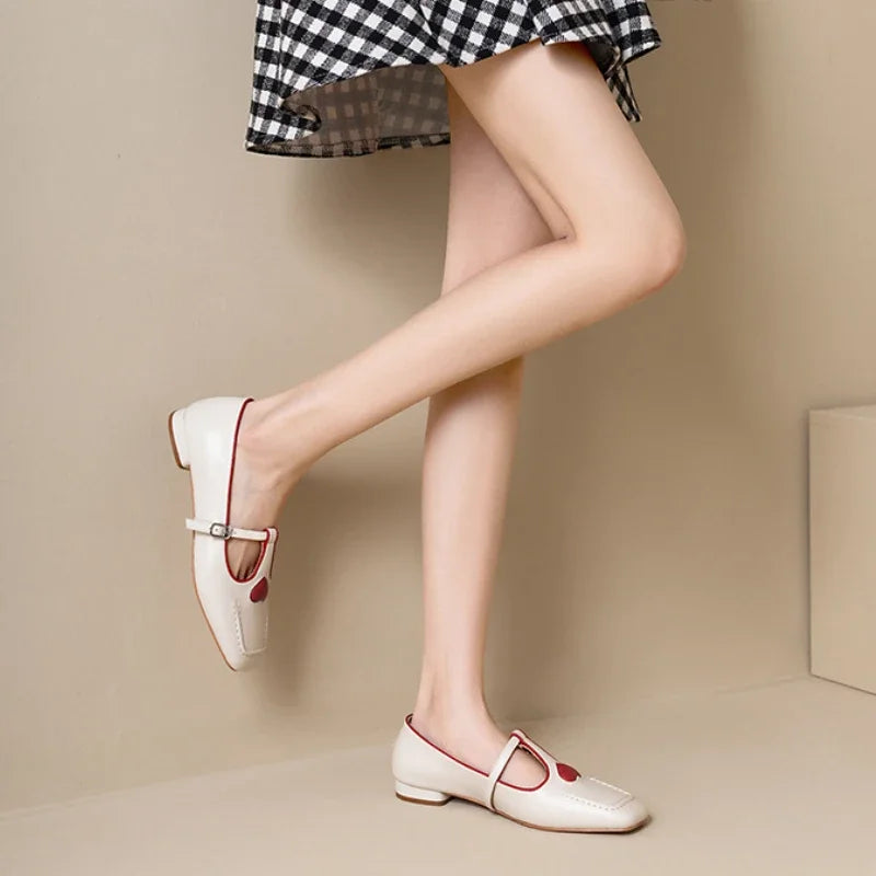 Comfortable Low Heel Ballet Flats